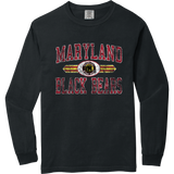 Maryland Black Bears Heavyweight Ring Spun Long Sleeve Tee