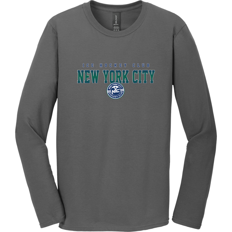 NYC Hockey Club Softstyle Long Sleeve T-Shirt