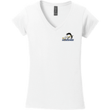 Mid-State Mustangs Softstyle Ladies Fit V-Neck T-Shirt