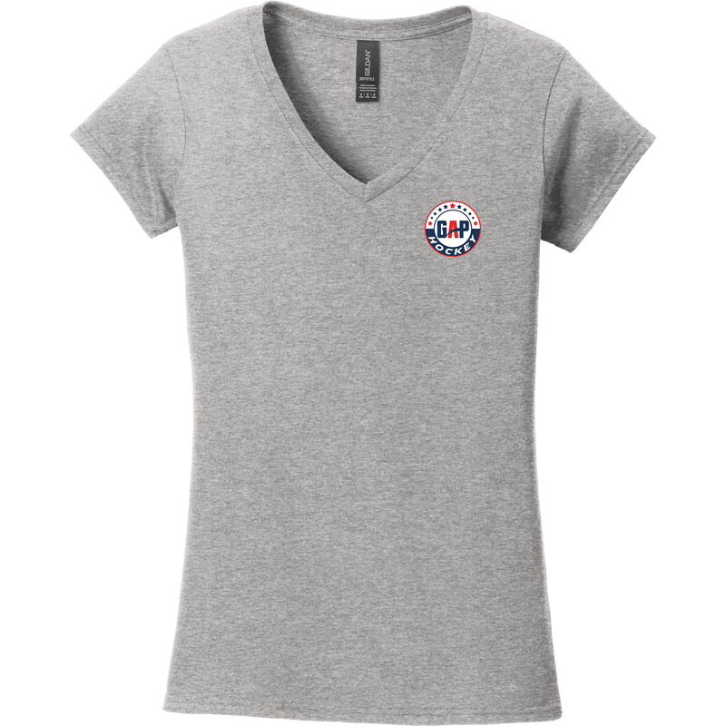 GAP Hockey Softstyle Ladies Fit V-Neck T-Shirt