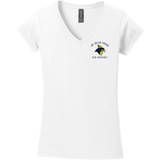 Delaware Jr. Blue Hens Softstyle Ladies Fit V-Neck T-Shirt
