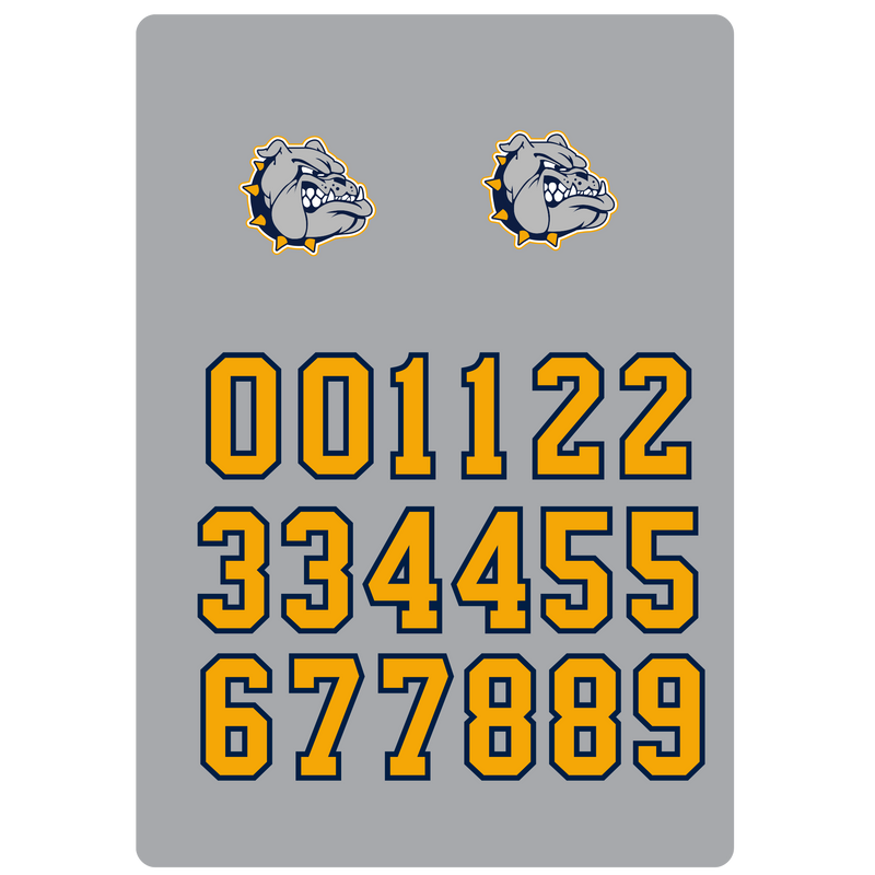 Chelsea Bulldogs Helmet Stickers