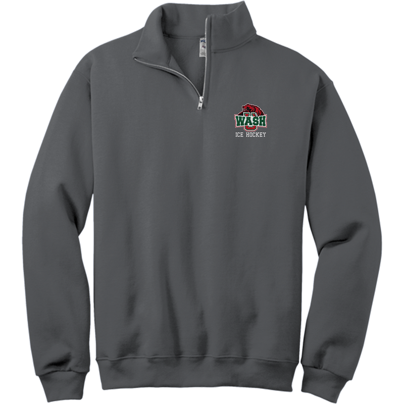 Wash U NuBlend 1/4-Zip Cadet Collar Sweatshirt