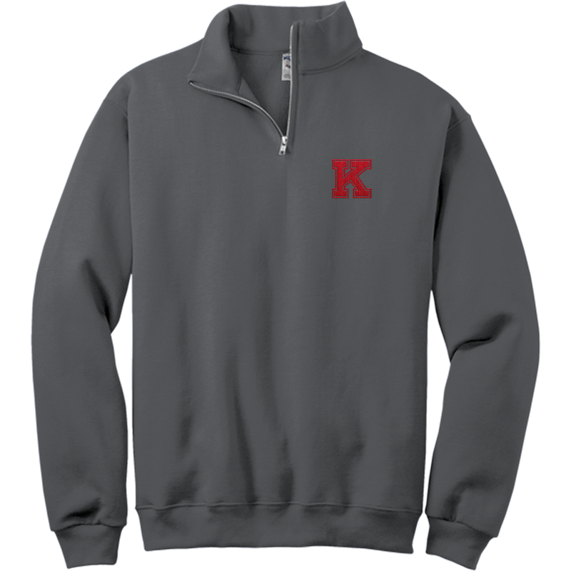 King's College NuBlend 1/4-Zip Cadet Collar Sweatshirt