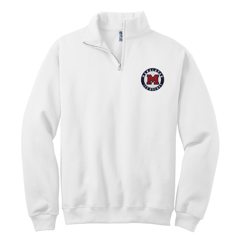 Manalapan Hockey NuBlend 1/4-Zip Cadet Collar Sweatshirt