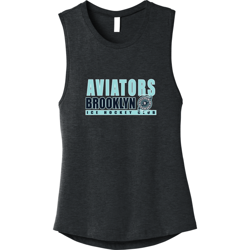 Brooklyn Aviators Womens Jersey Muscle Tank