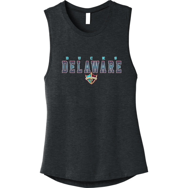 Delaware Ducks Womens Jersey Muscle Tank