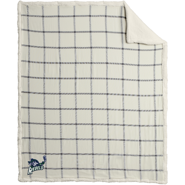 Kensington Valley Rebels Flannel Sherpa Blanket