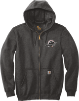 Allegheny Badgers Carhartt Midweight Hooded Zip-Front Sweatshirt