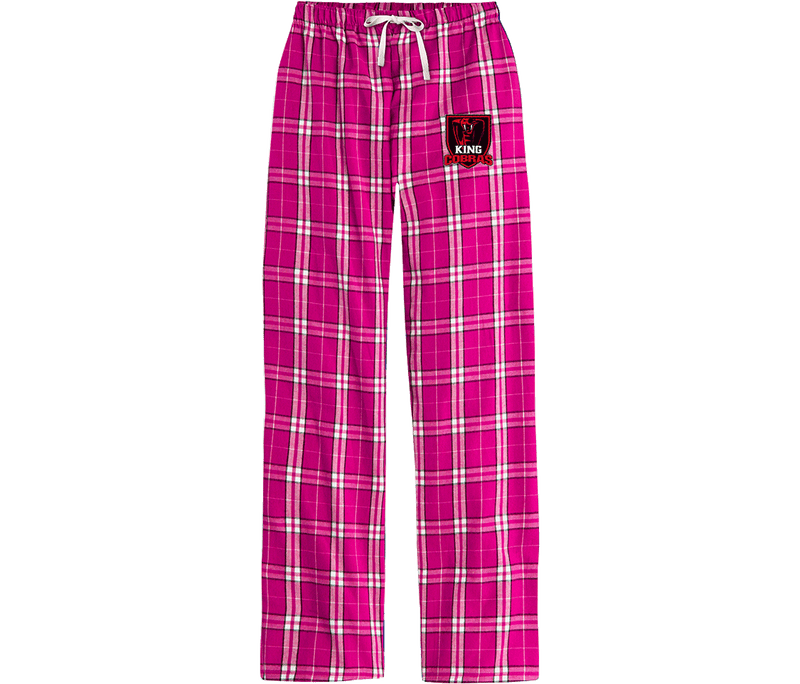 King Cobras Women's Flannel Plaid Pant