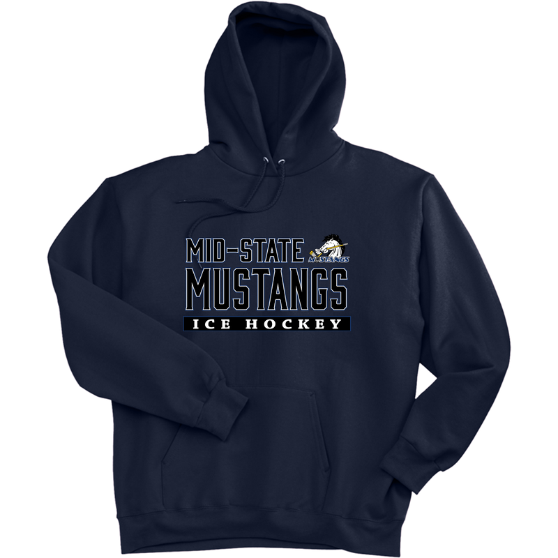 Mid-State Mustangs Ultimate Cotton - Pullover Hooded Sweatshirt