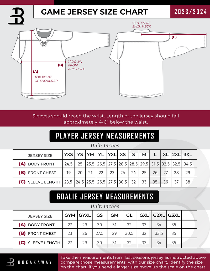 NJ Titans Tier 1 Bantam and Midgets Adult Player Sublimated Jersey