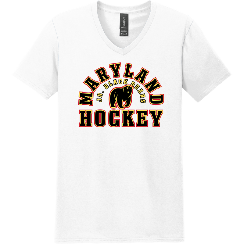 MD Jr. Black Bears Softstyle V-Neck T-Shirt