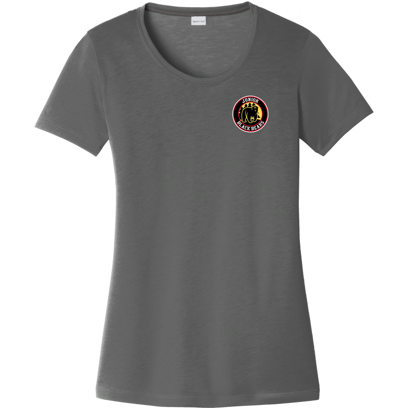 MD Jr. Black Bears Ladies PosiCharge Competitor Cotton Touch Scoop Neck Tee