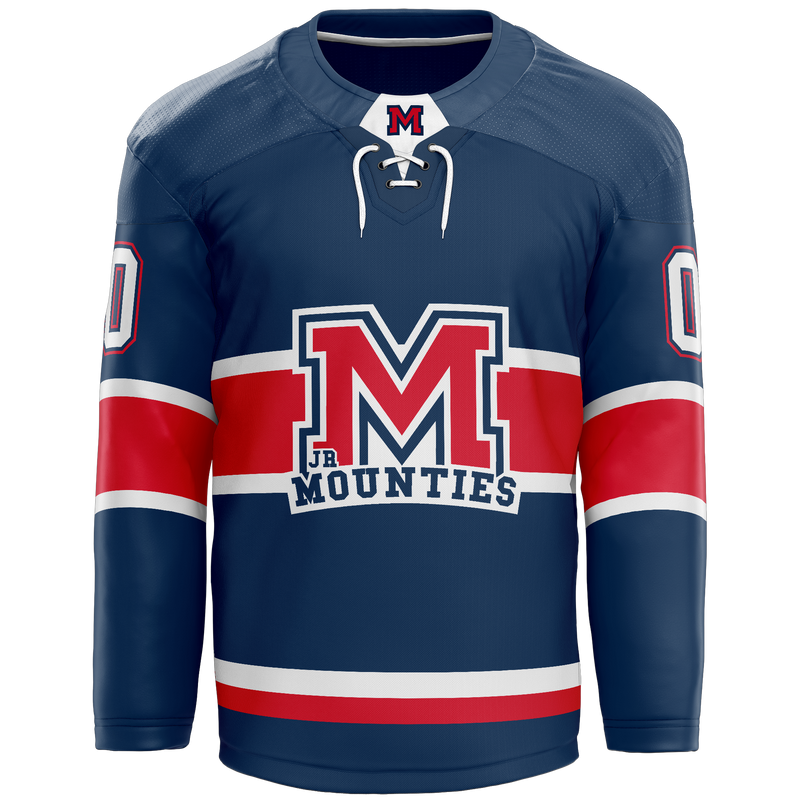 Jr. Mounties Goalie Jersey - Navy - Kit