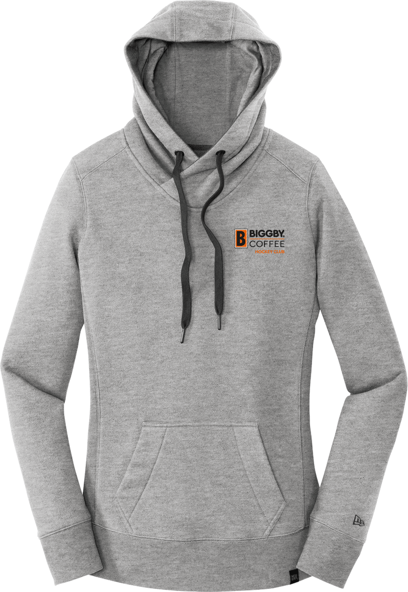 Biggby Coffee Hockey Club New Era Ladies French Terry Pullover Hoodie