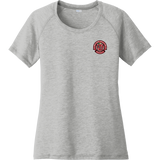 Apple Core Ladies PosiCharge Tri-Blend Wicking Scoop Neck Raglan Tee