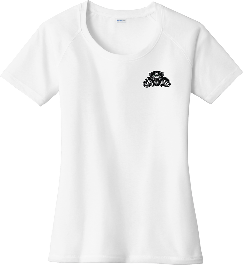 Igloo Jaguars Ladies PosiCharge Tri-Blend Wicking Scoop Neck Raglan Tee