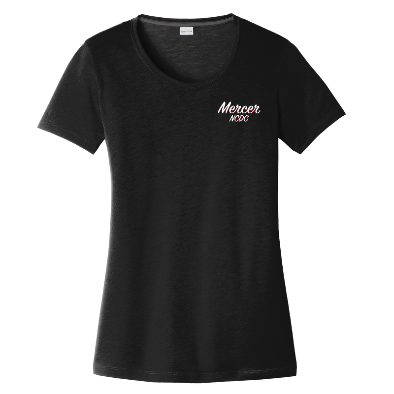 Mercer NCDC Ladies PosiCharge Competitor Cotton Touch Scoop Neck Tee