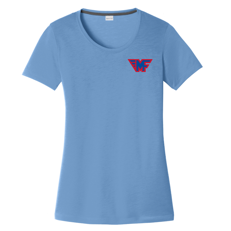 Mid-Fairfield Ladies PosiCharge Competitor Cotton Touch Scoop Neck Tee