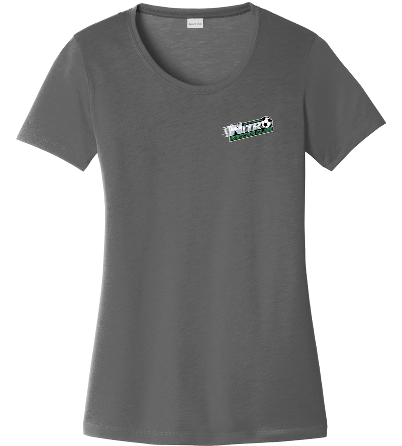 Nitro Soccer Ladies PosiCharge Competitor Cotton Touch Scoop Neck Tee