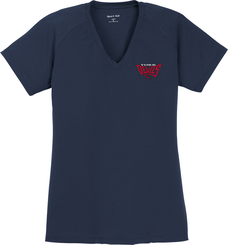 York Devils Ladies Ultimate Performance V-Neck