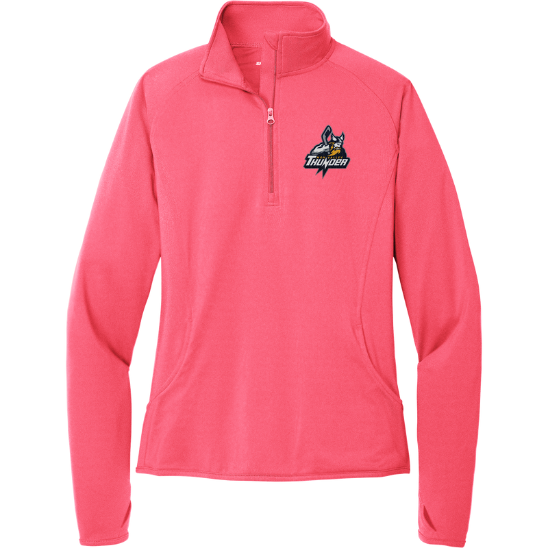 Mon Valley Thunder Ladies Sport-Wick Stretch 1/4-Zip Pullover