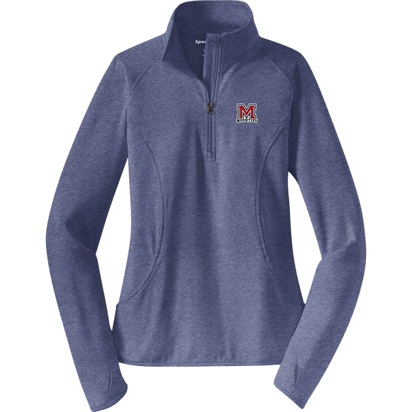 Jr. Mounties Ladies Sport-Wick Stretch 1/4-Zip Pullover