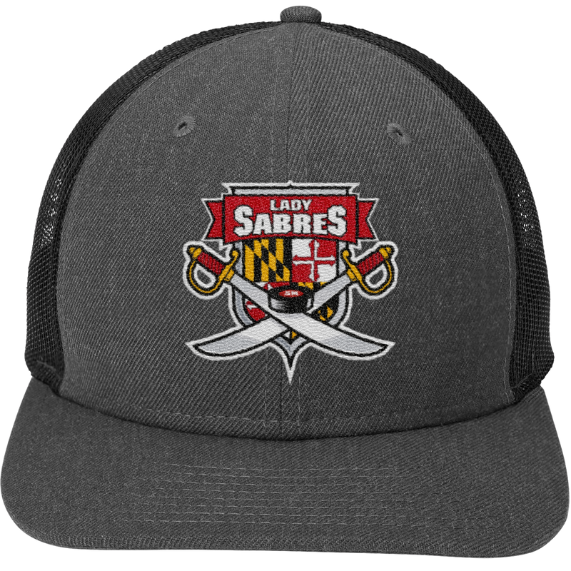 SOMD Lady Sabres New Era Snapback Low Profile Trucker Cap