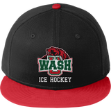 Wash U New Era Flat Bill Snapback Cap