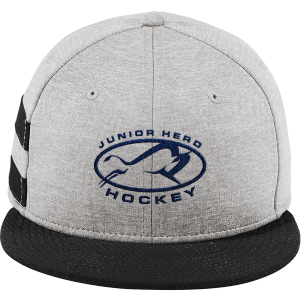 Jr. Herd New Era Shadow Heather Striped Flat Bill Snapback Cap