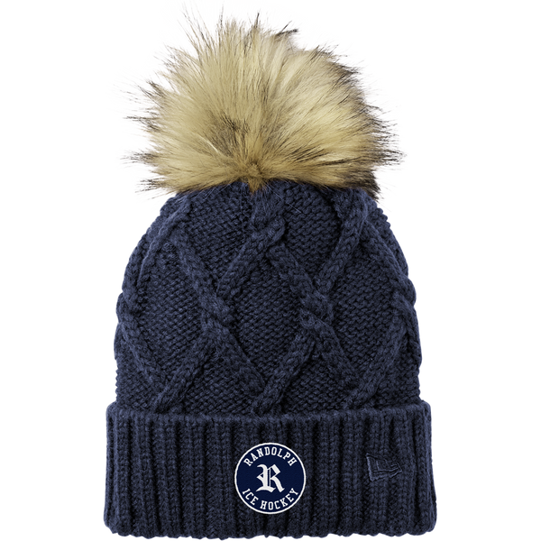 Randolph Hockey New Era Faux Fur Pom Beanie