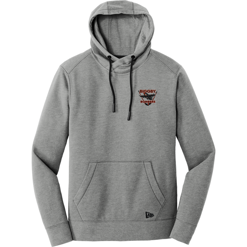Biggby Bombers New Era Tri-Blend Fleece Pullover Hoodie