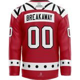NJ Titans Player Sublimated Jersey - Red - Kit