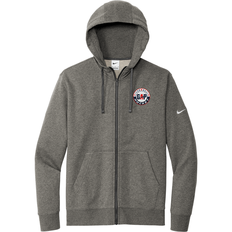 GAP Hockey Nike Club Fleece Sleeve Swoosh Full-Zip Hoodie