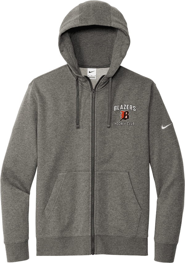 Philadelphia Blazers Nike Club Fleece Sleeve Swoosh Full-Zip Hoodie