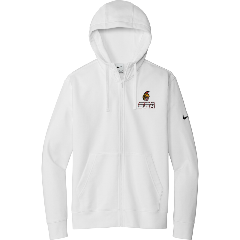 Seacoast Spartans (Ice Hockey) Nike Club Fleece Sleeve Swoosh Full-Zip Hoodie