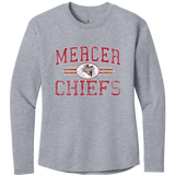 Mercer Chiefs Women's Cotton Relaxed Long Sleeve Tee