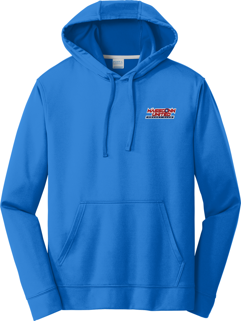 Mass Conn United Performance Fleece Pullover Hooded Sweatshirt