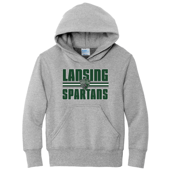 Lansing Spartans Youth Core Fleece Pullover Hooded Sweatshirt