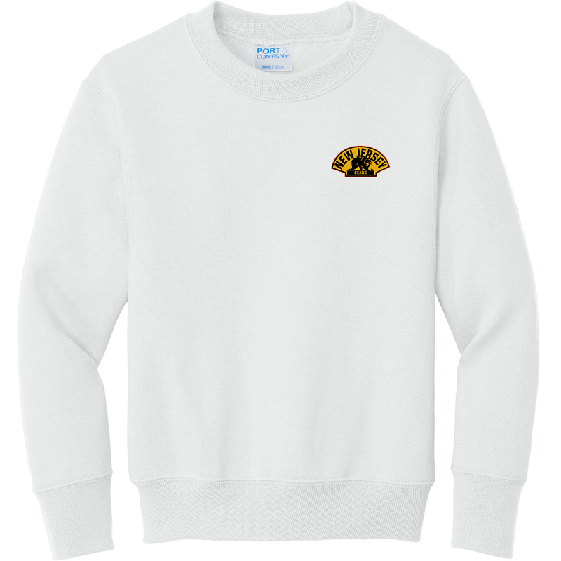 NJ Bears Youth Core Fleece Crewneck Sweatshirt