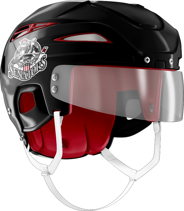 Grundy Senators Helmet Stickers