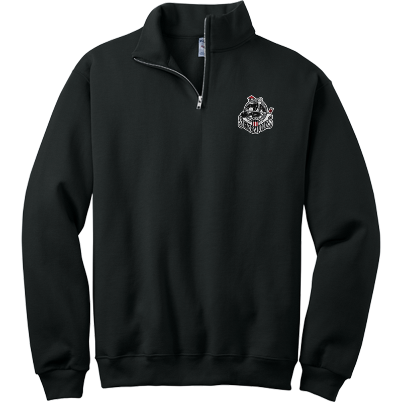 Grundy Senators NuBlend 1/4-Zip Cadet Collar Sweatshirt