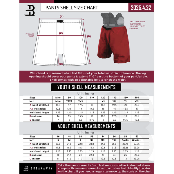 Lansing Senators Youth Hybrid Pants Shell