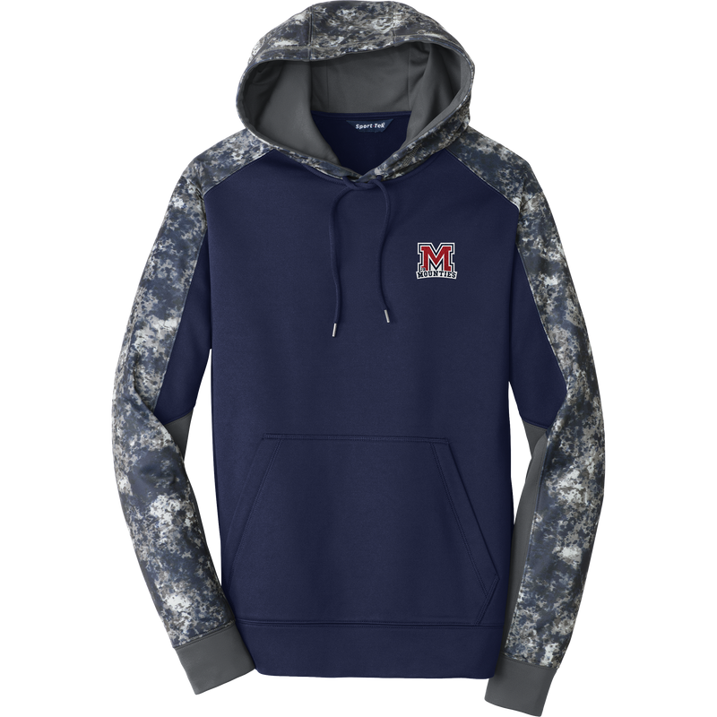 Jr. Mounties Sport-Wick Mineral Freeze Fleece Colorblock Hooded Pullover