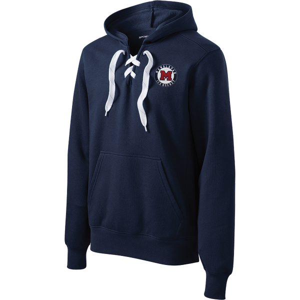 Manalapan Hockey Lace Up Pullover Hooded Sweatshirt