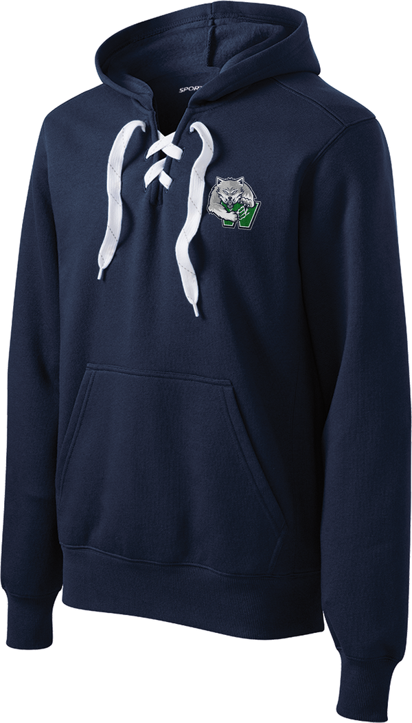 Woodbridge Wolfpack Lace Up Pullover Hooded Sweatshirt