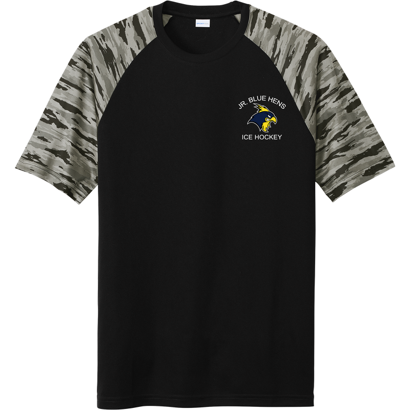 Delaware Jr. Blue Hens Drift Camo Colorblock Tee