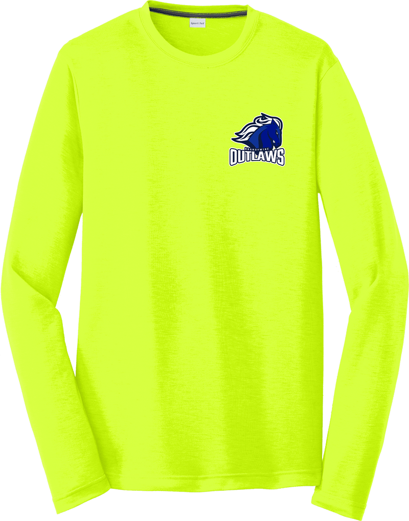 Brandywine Outlaws Long Sleeve PosiCharge Competitor Cotton Touch Tee