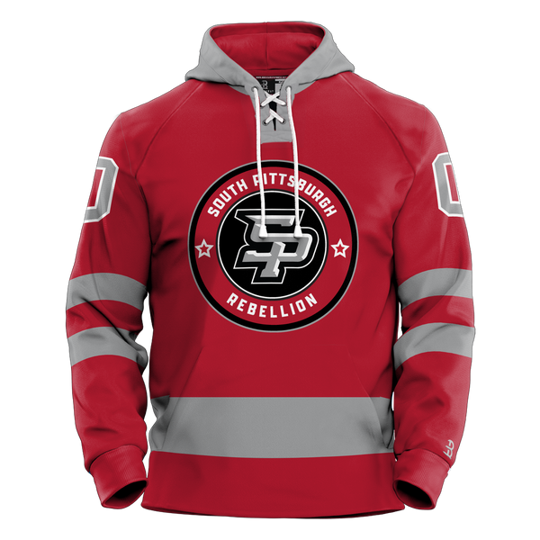 South Pittsburgh Rebellion Mites Adult Sublimated Retro Hoodie